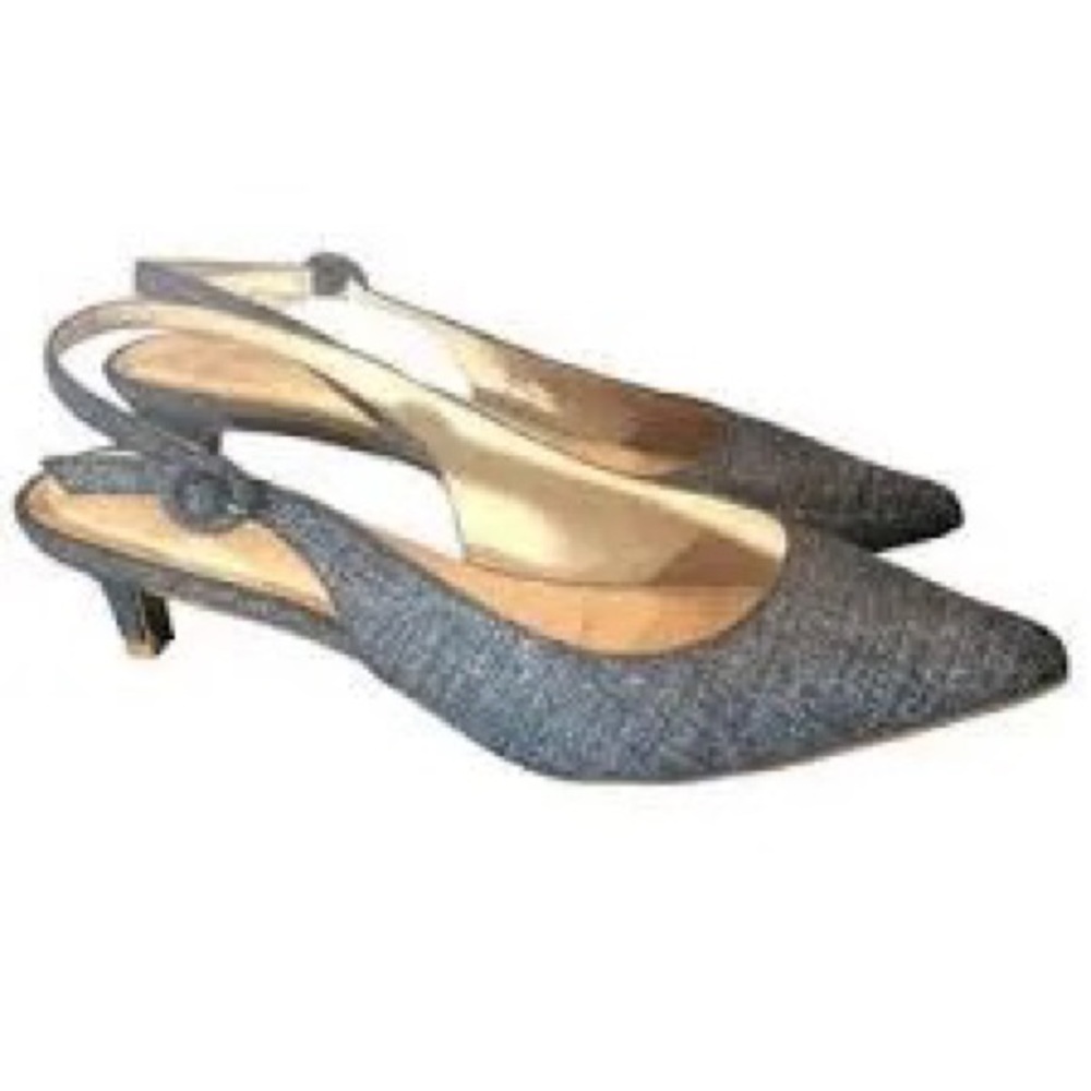 Kelly and Katie Hillaree Chambray Sling Back
